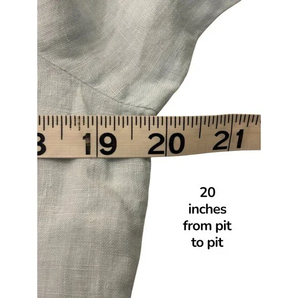 Sundance Catalog Linen Western Shirt Women M Pearl Snap Cowboy Boho USA Made - Picture 8 of 10